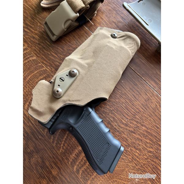 �tui de protection pour G17 + X300, �tui tactique couleur TAN � d�gagement rapide Neuf