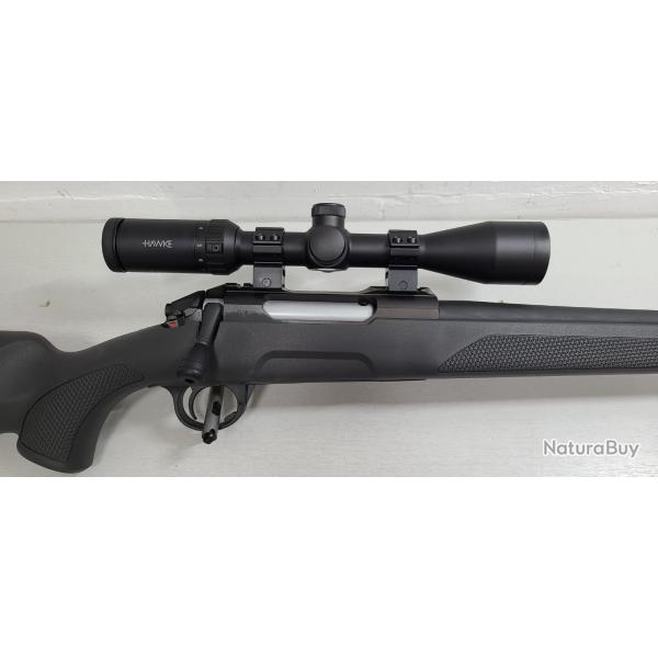 NEUF !!! PACK SABATTI ROVER CALIBRE 30.06 LUNETTE HAWKE 3-9X40IR ET SILENCIEUX NIELSEN SONIC 45