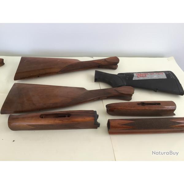 LOT DE CROSSES DE FUSIL ET LONGUESSES A IDENTIFIER