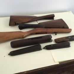 LOT DE CROSSES DE FUSIL ,CARABINE ET LONGUESSES A IDENTIFIER