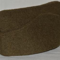 BONNET DE POLICE M. 1918-DRAP MOUTARDE-INFANTERIE COLONIALE-DATE 1939-CAMPAGNE DE FRANCE 1940