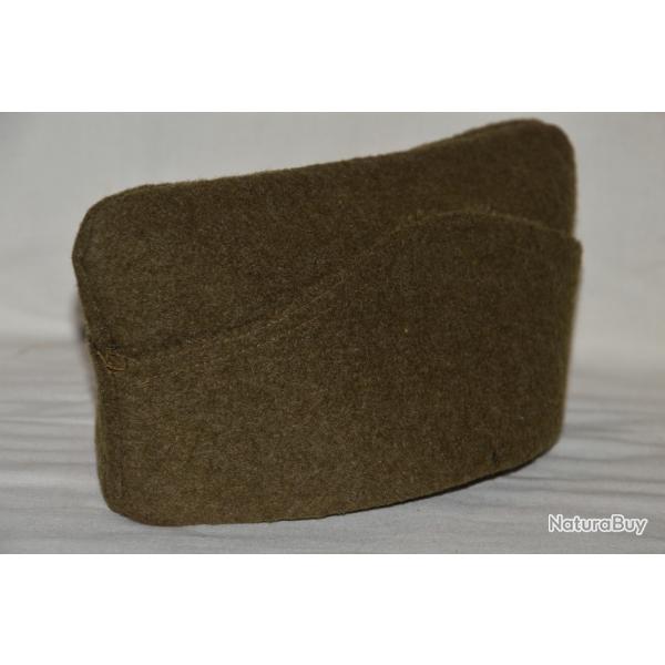 BONNET DE POLICE M. 1918-DRAP MOUTARDE-INFANTERIE COLONIALE-DATE 1939-CAMPAGNE DE FRANCE 1940