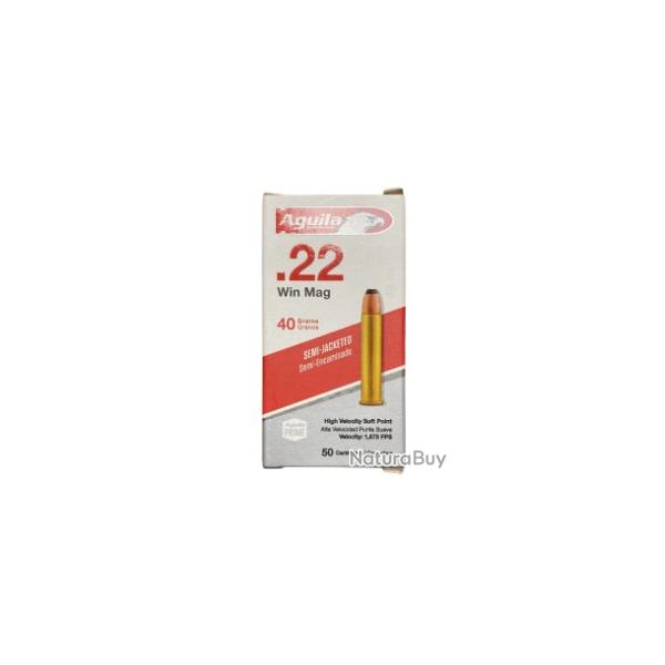 Munitions 22WM AGUILA semi blind�e par 50 OBS