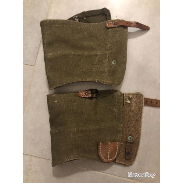 Paire de guetrons Indochine