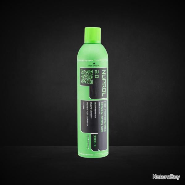 Gaz bouteille 2.0 premium Green Gaz 500ml NUPROL