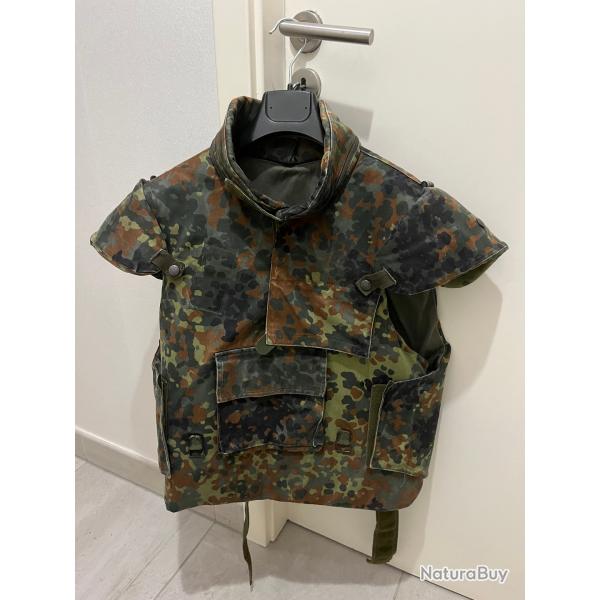 Gilet pare-�clats Bundeswehr GK Flecktarn complet avec protections aramide - Original Arm�e Allemand