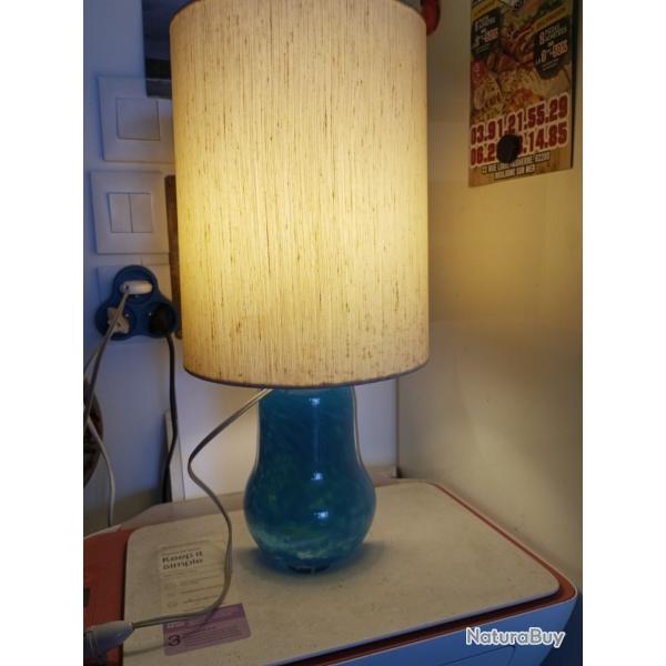 Tr�s rare lampe en cristal sign�e Daum France