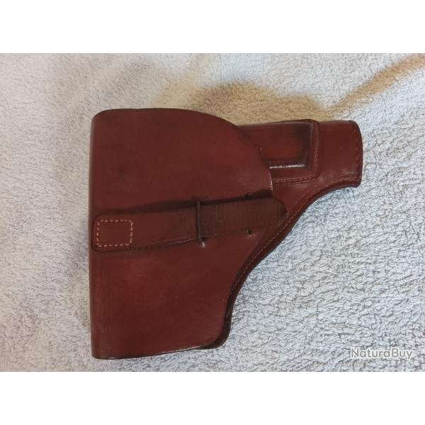 �tui cuir pour pistolet automatique, mod�le inconnu ???