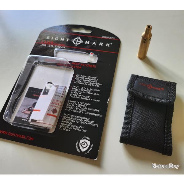 douille laser de r�glage vis�e SIGHTMARK pour calibre 308 win, 7.62x51, 243