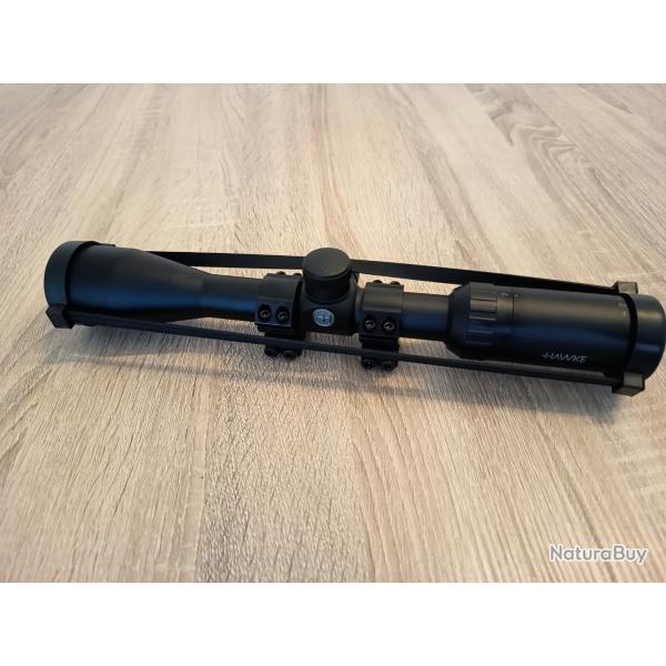 Lunette Hawke 3-9x40 + colliers rail de 11mm