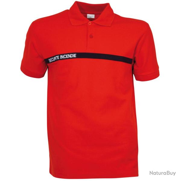 Polo S�curit� Incendie 5XL ROUG
