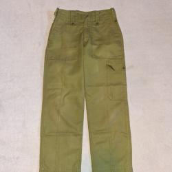 Pantalon l&eacute;ger kaki arm&eacute;e britannique petite taille