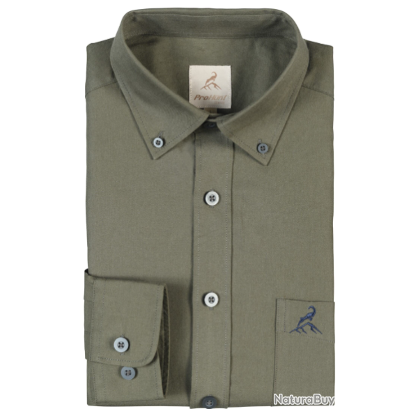 Chemise � manches longues Nouan kaki PRO HUNT-M
