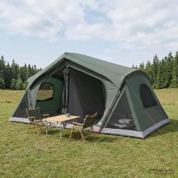 Tente Cabane Vert arm&eacute;e 480 x 273 x 205 cm Polyester et Acier