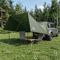 Tente de voiture avec toit Vert arm&eacute;e 308 x 215 x 220 cm