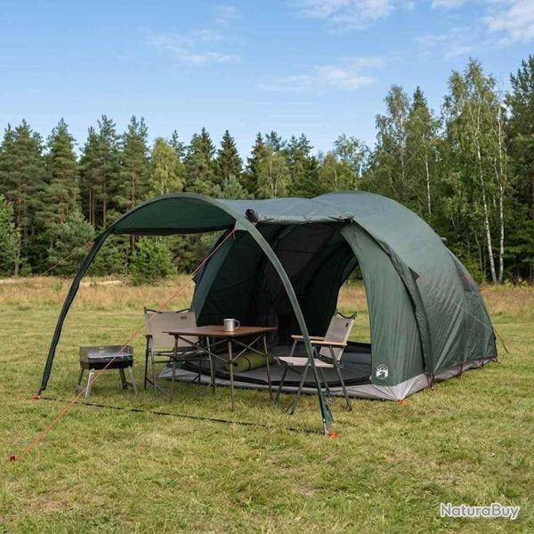 Tente tunnel Vert arm�e 370 x 275 x 210 cm Polyester et Acier