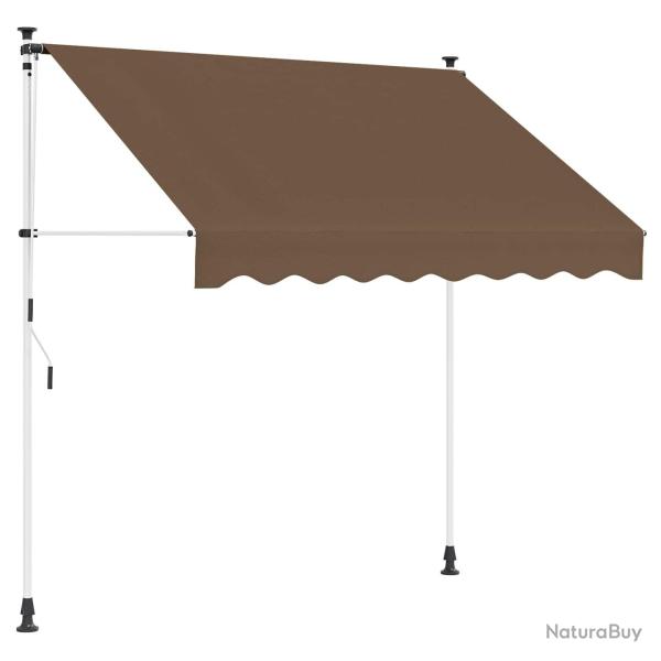 Auvent r�tractable manuel Taupe 400 cm