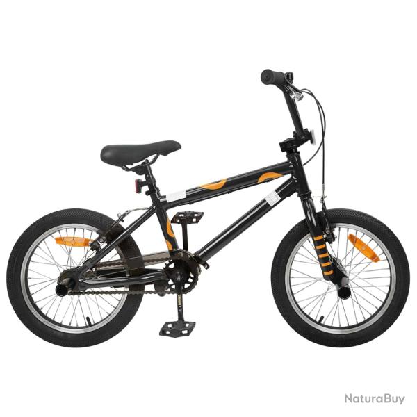 BMX 16 Pouces pour 5-8 ans Noir