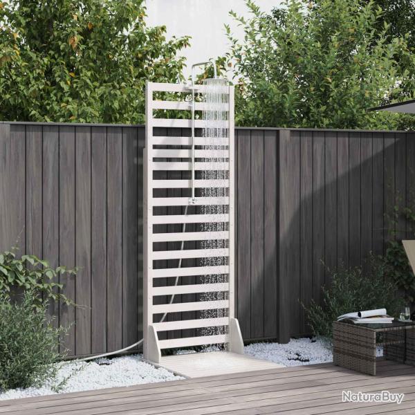 Douche d'ext�rieur 225 cm Blanc
