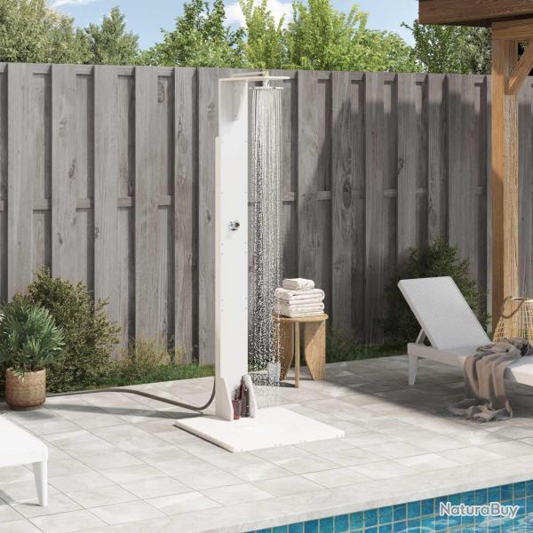 Douche d'ext�rieur 214,5 cm Blanc