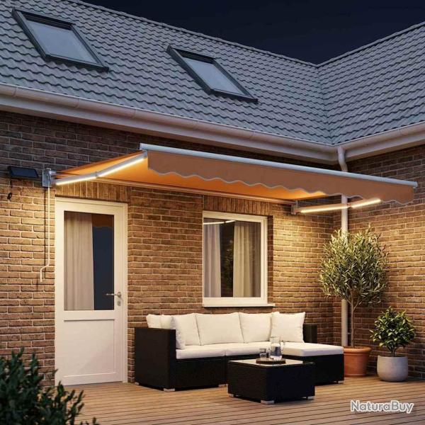 Store r�tractable manuel avec LEDs Sable