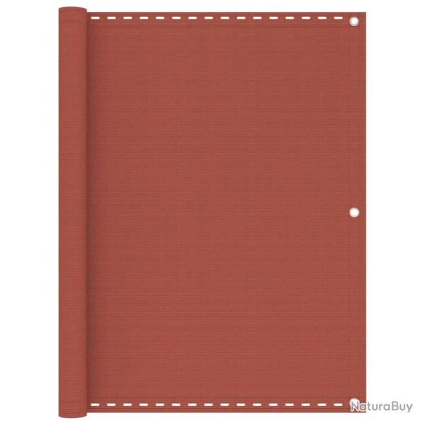 �cran de balcon Terre cuite 120x500 cm PEHD
