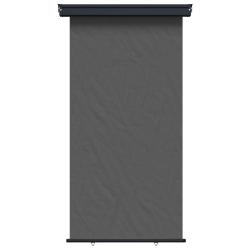 Store lat&eacute;ral de balcon 117 x 250 cm 100% polyester fer acier