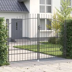 Porte Double Woerden Gris 299,5 x 249,5 cm Acier