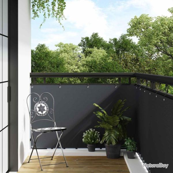 �cran de Balcon avec OEillets Anthracite