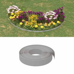 Bordures 25 m 10 cm PE Gris
