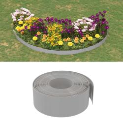 Bordures 25 m 20 cm PE Gris