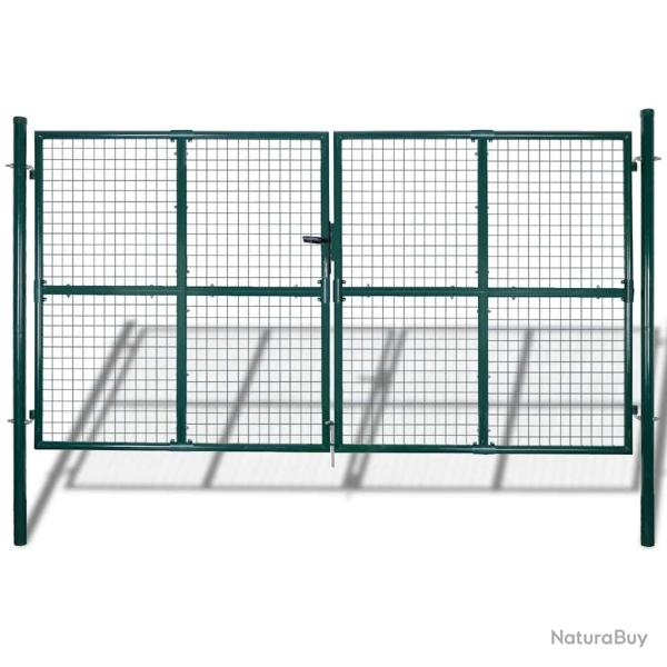 Grille de cl�ture/porte de jardin en filet 300x175 cm