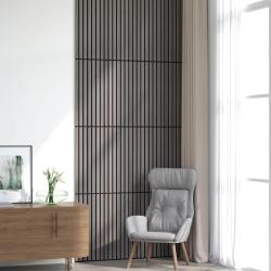 Panneaux muraux 8 pcs Gris 60,5 x 60 cm