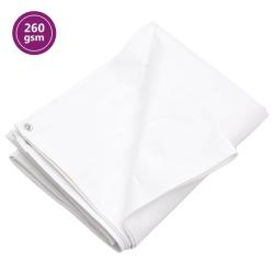 B&acirc;che 260 g/m&sup2; 4x4 m Blanc PEHD