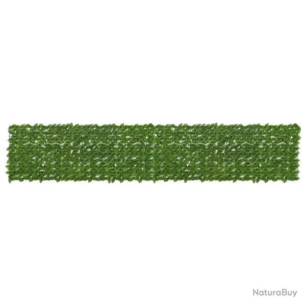 �cran de balcon avec feuilles Vert et jaune 400 x 75 cm