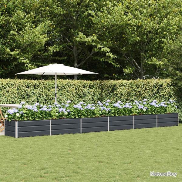 Jardini�re Anthracite 600 x 80 x 45 cm Acier