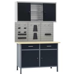 &Eacute;tabli avec 3 panneaux muraux et 1 armoire