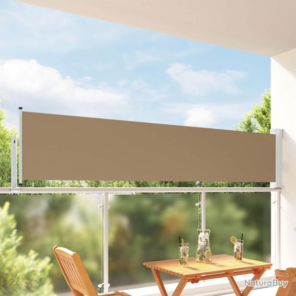 Auvent lat�ral 100 x 300 cm 100% polyester fer acier