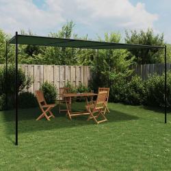 Pavillon 4 x 3,98 x 2,67 m Vert Polyester et Acier