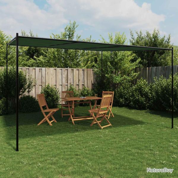 Pavillon 4 x 3,98 x 2,67 m Vert Polyester et Acier