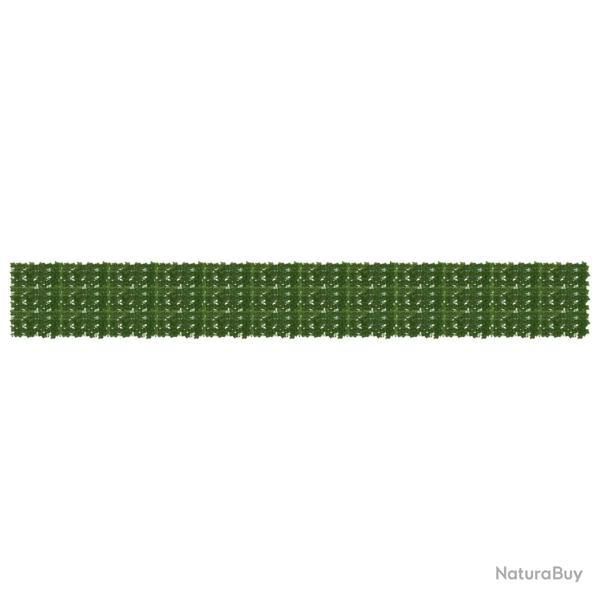 �cran de balcon avec feuilles Vert 600 x 75 cm