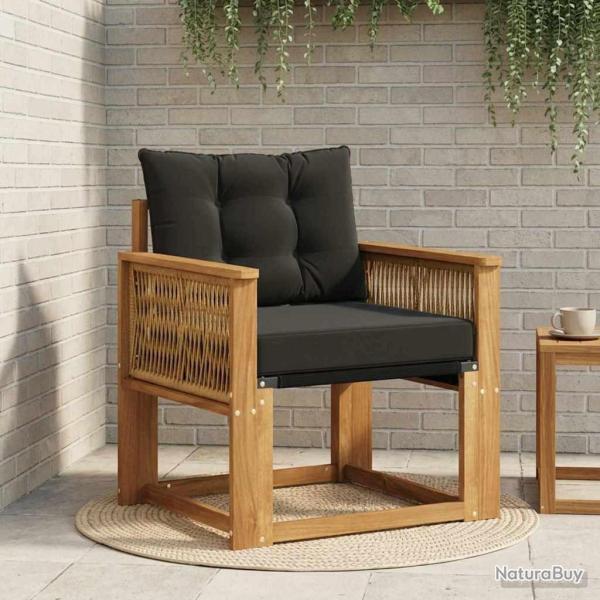Sofa de milieu ext�rieur Bois d'Acacia Massif Naturel