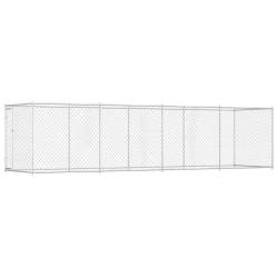 Chenil d'ext&eacute;rieur pour chiens 760x192x185 cm