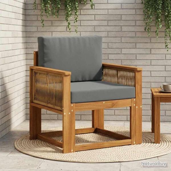 Sofa de milieu ext�rieur Bois d'Acacia Massif Naturel