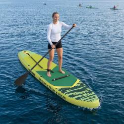 Planche de SUP avec si&egrave;ge 2-en-1 POSEIDON 305 x 76 x 15 cm Vert