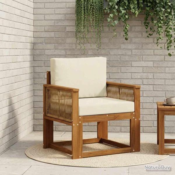 Sofa de milieu ext�rieur Bois d'Acacia Massif Naturel