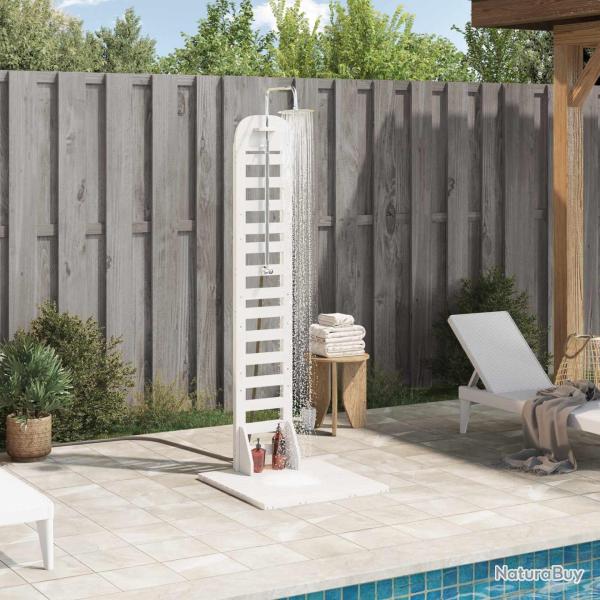 Douche d'ext�rieur 223 cm Blanc