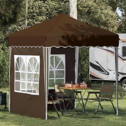 Tente de f&ecirc;te pop-up 195 x 195 x 245 cm Taupe Tissu Oxford