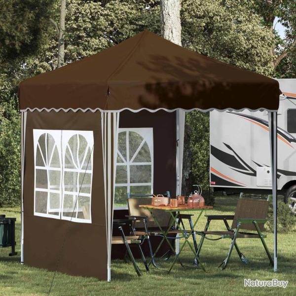 Tente de f�te pop-up 195 x 195 x 245 cm Taupe Tissu Oxford