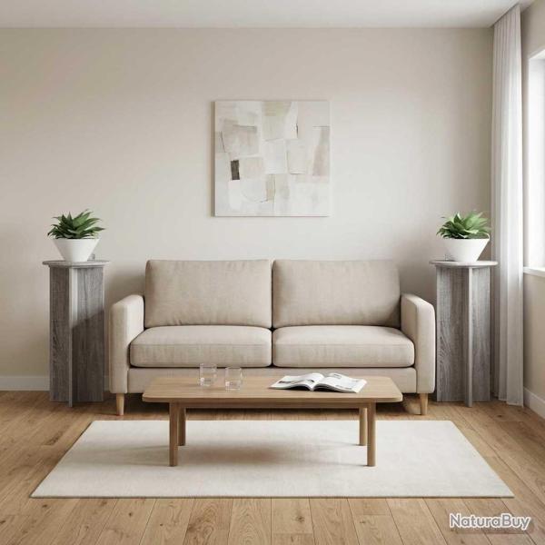 Support de Plante 2 pcs Sonoma gris 40 x 40 x 80 cm